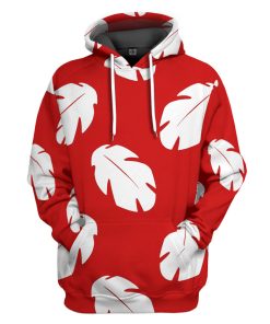 Gearhumans 3D Lilo Hawaiian Floral Leaves Custom Tshirt Hoodie Apparel