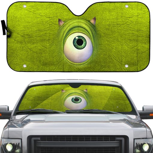 Gearhumans 3D Mike Wazowski Auto Sun Shade