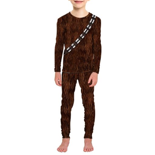 Gearhumans 3D S.W ChewBacca Set Cosplay Custom Family Pajamas - Image 2