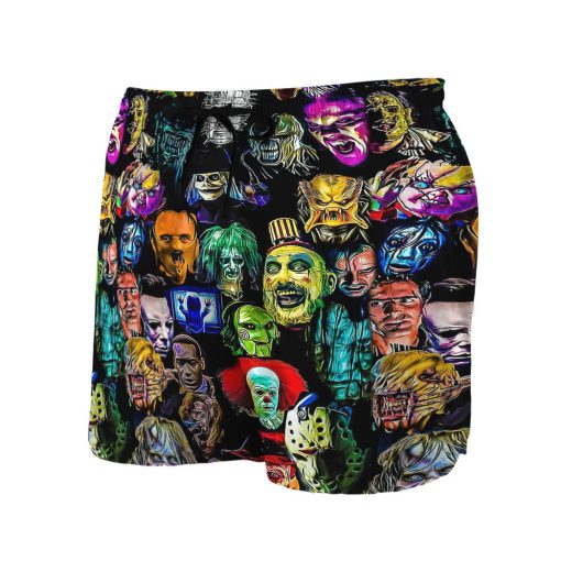 Gearhumans 3D Horror Collection Characters Custom Men Shorts - Image 2