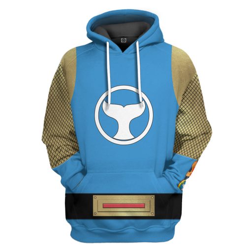 Gearhumans 3D The Blue Wind Rangers Ninja Storm Custom Tshirt Hoodie Apparel