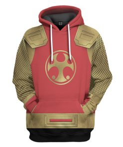 Gearhumans 3D The Crimson Thunder Rangers Ninja Storm Custom Tshirt Hoodie Apparel