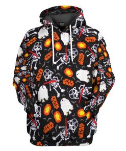 Gearhumans 3D SW Halloween Trick Or Treat Custom Tshirt Hoodie Apparel