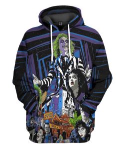 Gearhumans 3D Beetlejuice Time Custom Hoodie Tshirt Apparel