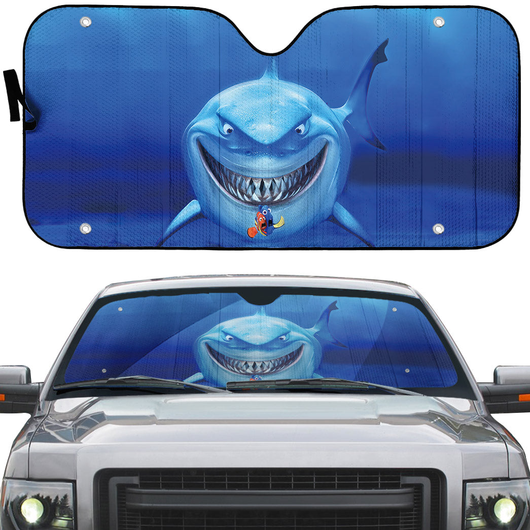 Gearrhumans 3D Bruce Shark Mouth Custom Sunshade 2 Gearrhumans 3D Bruce Shark Mouth Custom Sunshade - Image 2