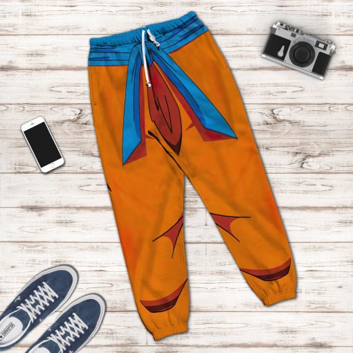 Gearhumans 3D Dragon Ball Son Goku Custom Sweatpants - Image 4