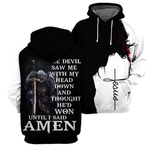 Gearhumans Knight Templar - 3D All Over Printed Shirt - Image 4