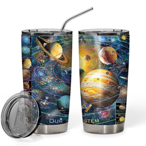 Gearhumans 3D Our Solar System Custom Tumbler