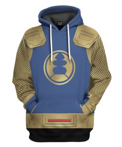 Gearhumans 3D The Navy Thunder Rangers Ninja Storm Custom Tshirt Hoodie Apparel