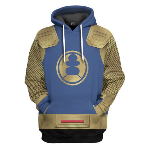 Gearhumans 3D The Navy Thunder Rangers Ninja Storm Custom Tshirt Hoodie Apparel