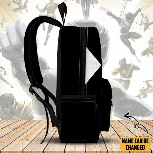 Gearhumans 3D Black Ranger Custom Name Backpack