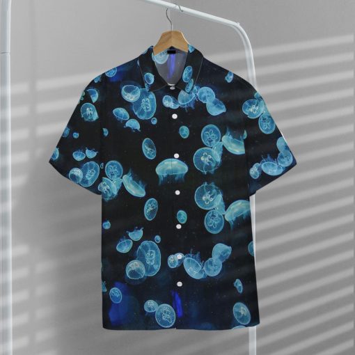 Gearhumans 3D Moon Jellies Custom Hawaii Shirt