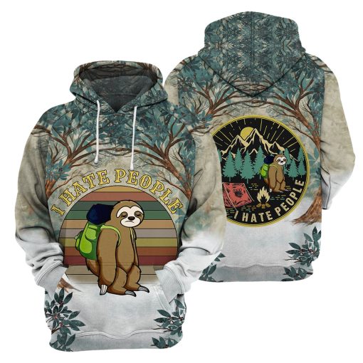 Gearhumans Sloth - 3D All Over Printed Shirt