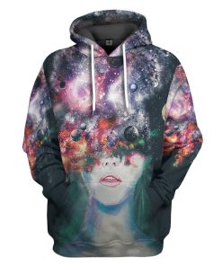 Gearhumans 3D Space Thoughts Custom Tshirt Hoodie Apparel
