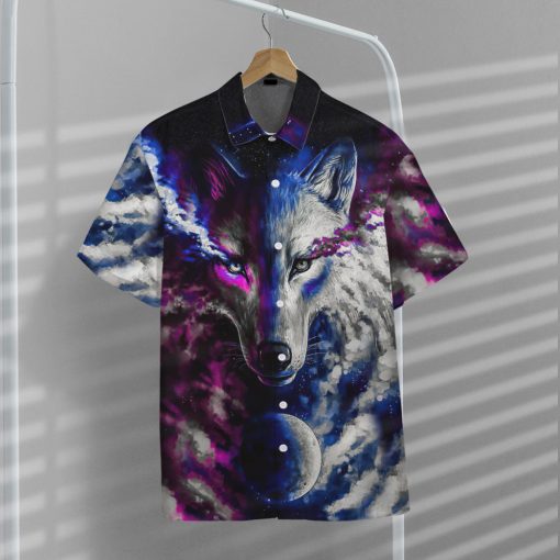 Gearhumans 3D Fantasy Wolf Custom Hawaii Shirt - Image 6