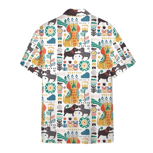 Gearhumans 3D Scandinavian Beagle Custom Hawaii Shirt - Image 2