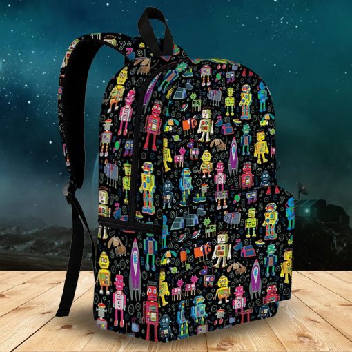 Gearhumans 3D Robots In Space Custom Backpack - Image 5