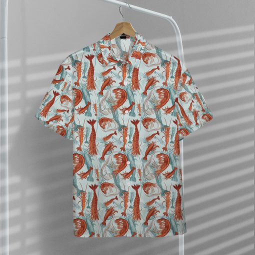 Gearhumans 3D Shrimps Fan Custom Hawaii Shirt - Image 6