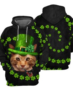 Gearhumans Irish Cat - 3D All Over Printed Shirt