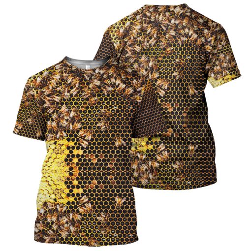 Gearhumans Bee - 3D All Over Printed Shirt