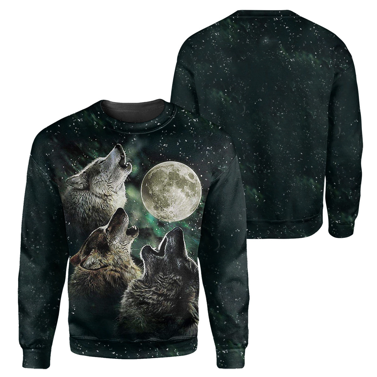 Gearhumans Wolf - 3D All Over Printed Shirt 2 Gearhumans Wolf - 3D All Over Printed Shirt - Image 2