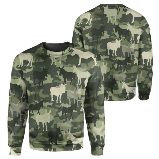 Gearhumans Camo Donkey - 3D All Over Printed Shirt