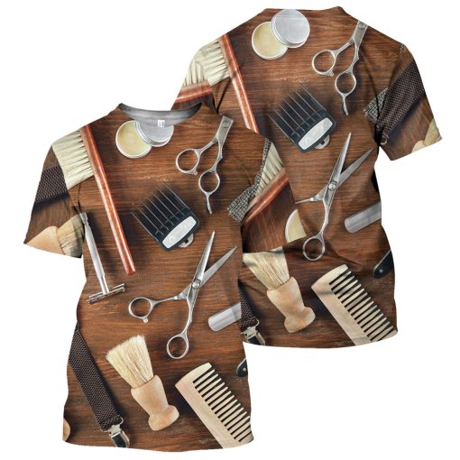 Gearhumans Hair Stylist - 3D All Over Printed Shirt - Image 3