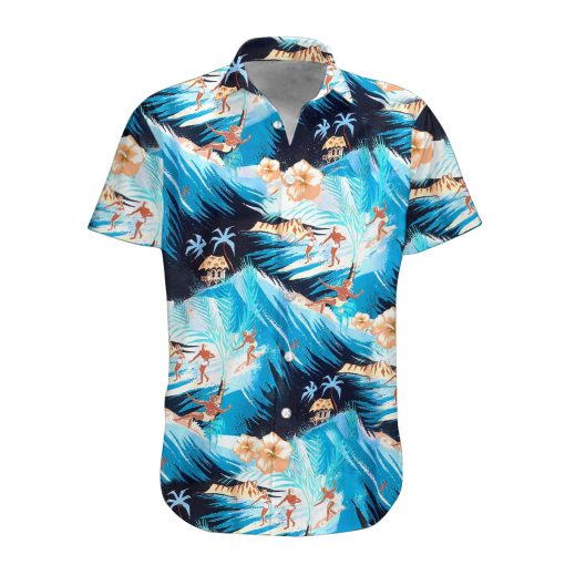 Gearhumans 3D Surfing Hawaii Shirt