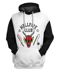 Gearhumans 3D S.Things The Hellfire Club Custom Hoodie Tshirt Apparel