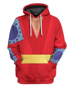 Gearhumans 3D One Piece Luffy The Wano Country Arc Custom Hoodie Tshirt Apparel