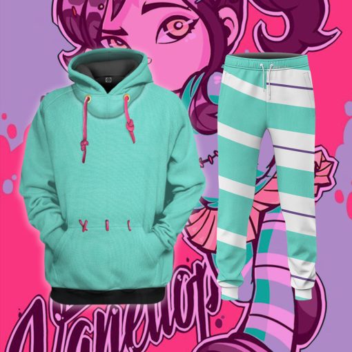 Gearhumans Gearhuman 3D Vanellope Von Schweetz Costume Custom Sweatpants - Image 6