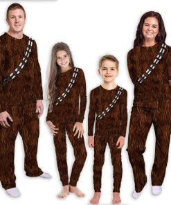 Gearhumans 3D S.W ChewBacca Set Cosplay Custom Family Pajamas