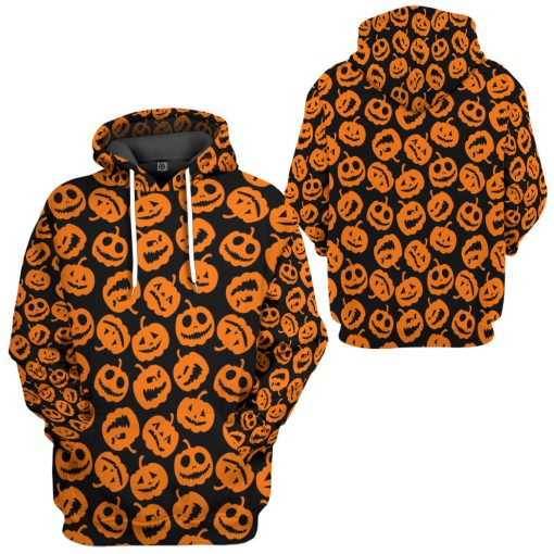 Gearhumans 3D SNL David S Pumpkin Custom Hoodie Tshirt Apparel - Image 5