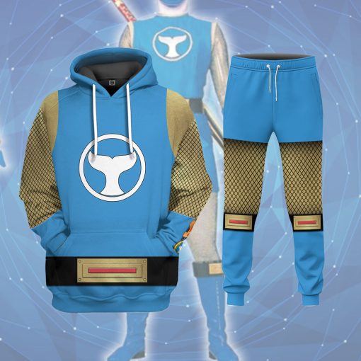 Gearhumans 3D The Blue Wind Rangers Ninja Storm Custom Sweatpants