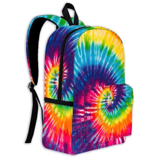 Gearhumans 3D Hippie Tie Dye Custom Backpack - Image 2