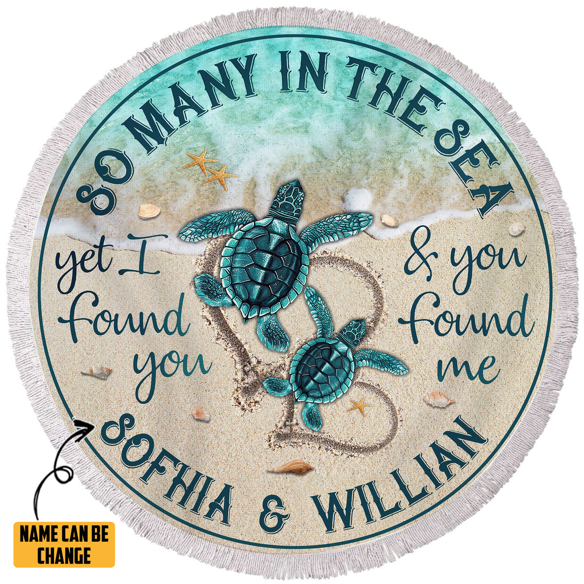 Round Beach Towel