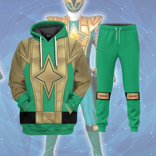 Gearhumans 3D Green Samurai Rangers Ninja Storm Custom Sweatpants - Image 5