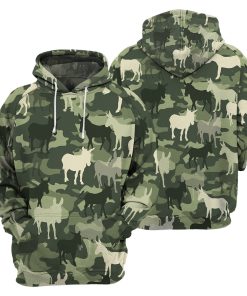 Gearhumans Camo Donkey - 3D All Over Printed Shirt
