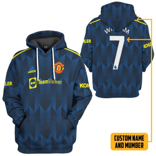 Gearhumans 3D MU CR7 Jersey Custom Name Custom Number Tshirt Hoodie Apparel - Image 5