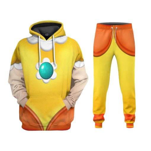 Gearhumans 3D Princess Daisy Custom Sweatpants - Image 6