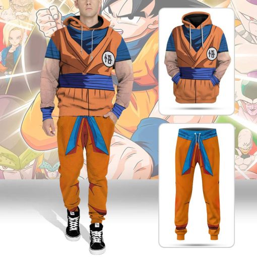 Gearhumans 3D Dragon Ball Son Goku Custom Sweatpants - Image 5