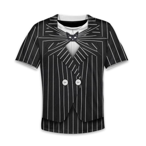 Gearhumans 3D Jack Skellington Halloween Cosplay Custom Kid Hoodie Tshirt Apparel 3 Gearhumans 3D Jack Skellington Halloween Cosplay Custom Kid Hoodie Tshirt Apparel - Image 3