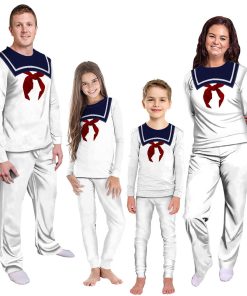 Gearhumans 3D Ghostbusters Stay Puff Marshmallow Custom Family Pyjamas