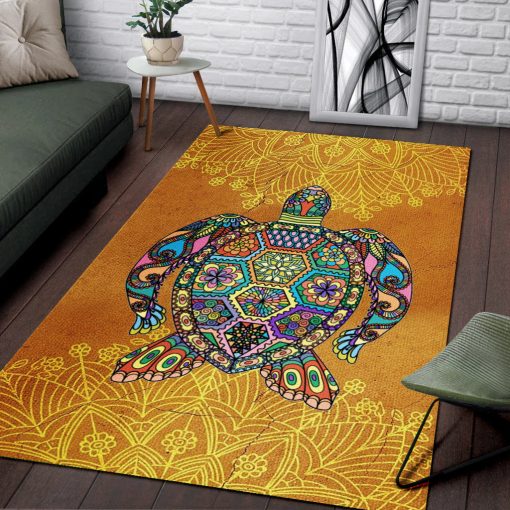 Gearhumans TURTLE MANDALA RUG