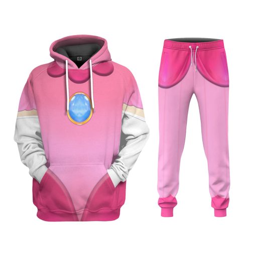 Gearhumans 3D Princess Peach Custom Sweatpants - Image 6