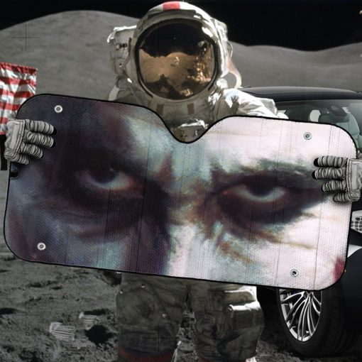 Gearhumans 3D I Am The Joker Custom Car Auto Sunshade - Image 5