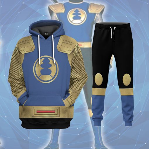 Gearhumans 3D The Navy Thunder Rangers Ninja Storm Custom Sweatpants