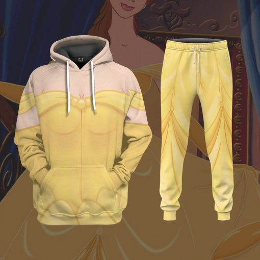 Gearhumans 3D Bella Princess Custom Sweatpants - Image 5