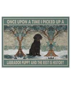 Gearhumans 3D Labrador Retriever Puppy Once Upon A Time Custom Canvas