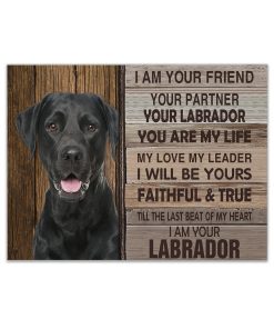 Gearhumans 3D Labrador Retriever I Am Your Friend Custom Canvas